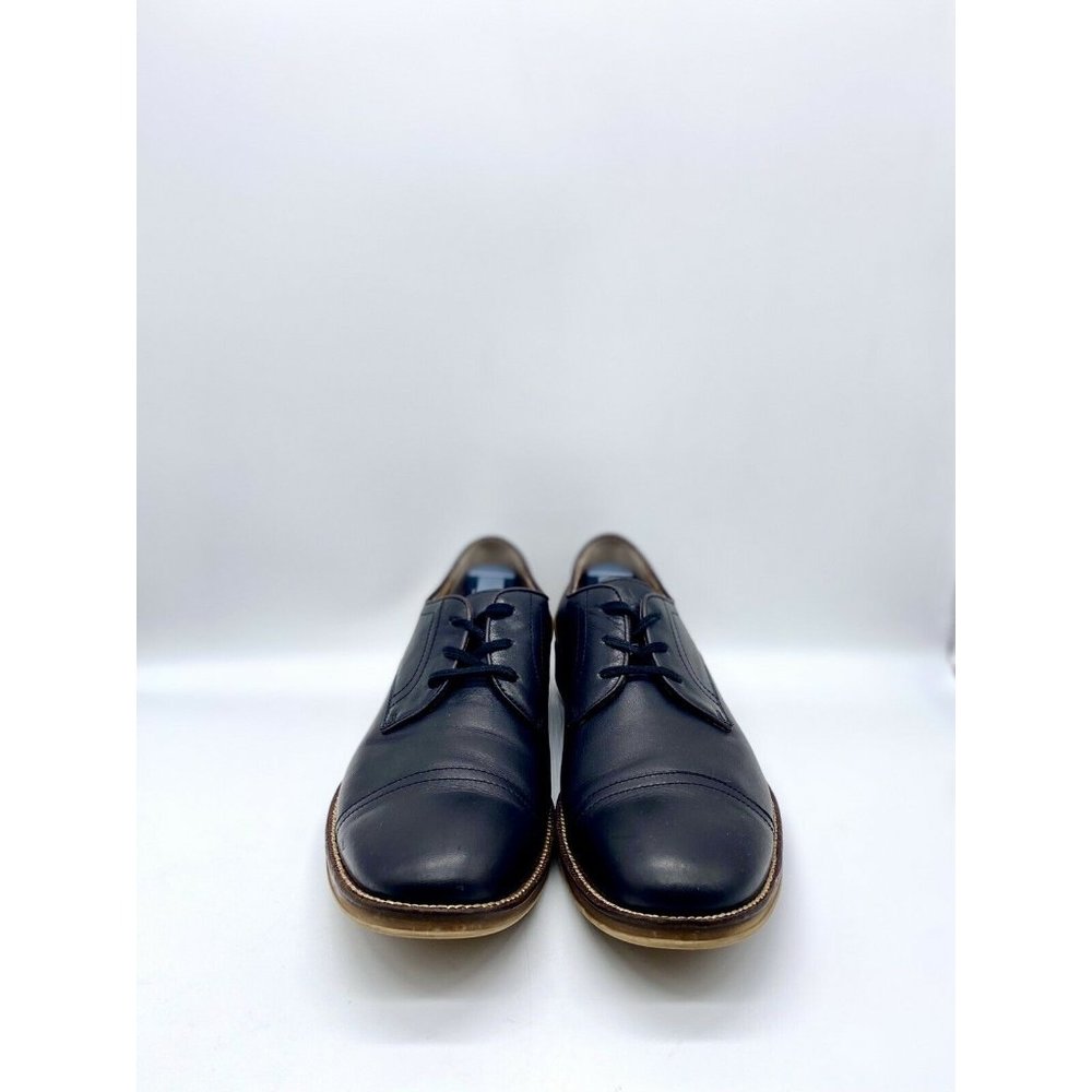 JOHNSTON & MURPHY Limited Men’s 9.5 D/B Black Cap Toe Oxfords Dress Shoes Formal - Picture 4 of 7